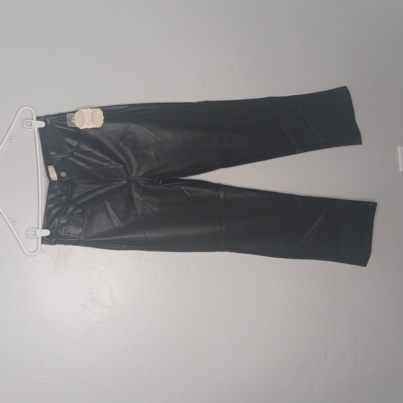 Altar'd State black faux leather pants - Picture 2 of 7